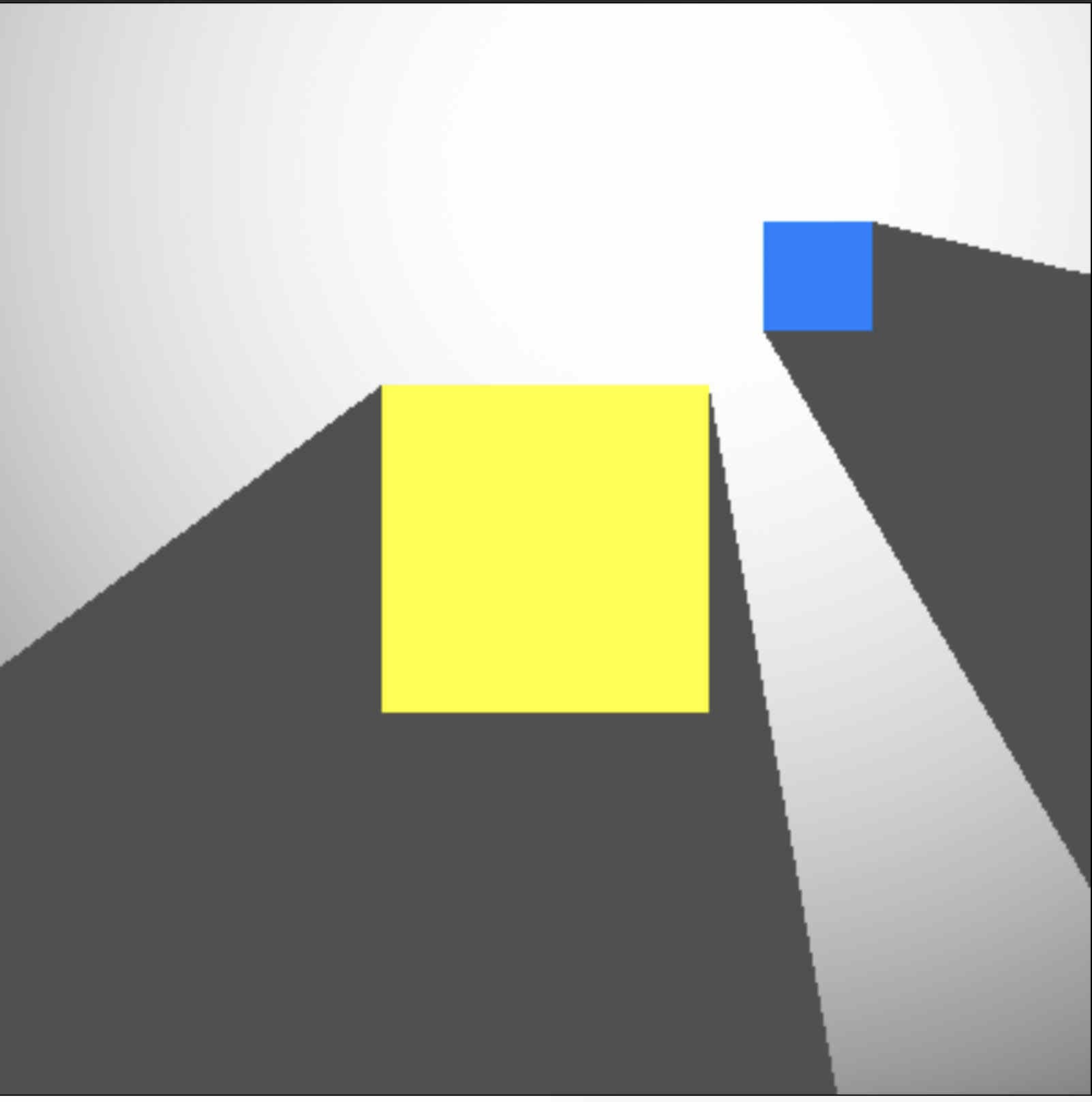 Screenshot 1 of WEBGL Shadow Raycasting Implementation